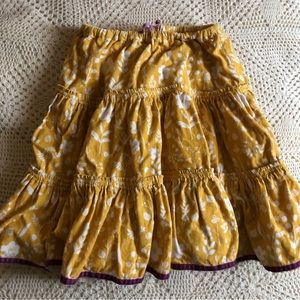 Bundle of 2 Mini Boden fine cord twirl skirts (7-8Y)
